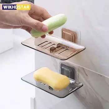 Подвесная полка для мыльницы, настенная губка для душа, поднос для мыла, полка-органайзер, держатель для хранения мыла, аксессуары для ванной комнаты