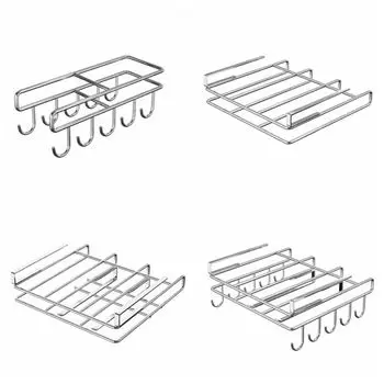 Подвесная полка для разделочной доски, держатель для кухонной доски, подставка для хранения крышек кастрюль Style 1