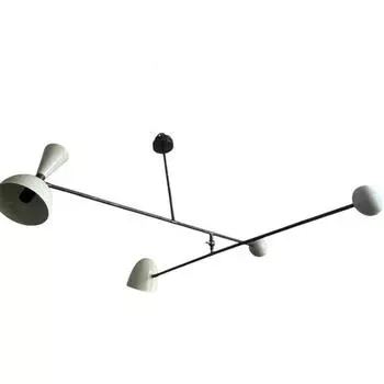 Подвесная потолочная люстра из латуни