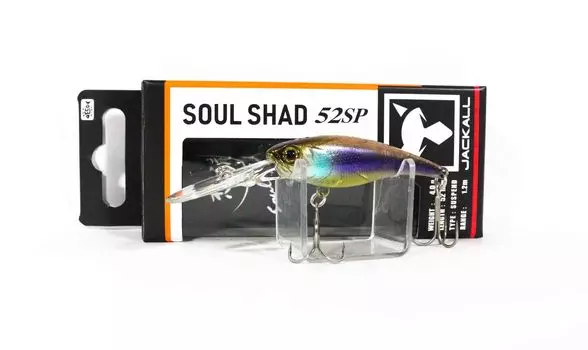 Подвесная приманка Jackall Soul Shad 52SP POL Ghost Wakasagi (2902)
