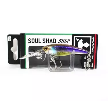 Подвесная приманка Jackall Soul Shad 58SP POL Ghost Wakasagi (2605)