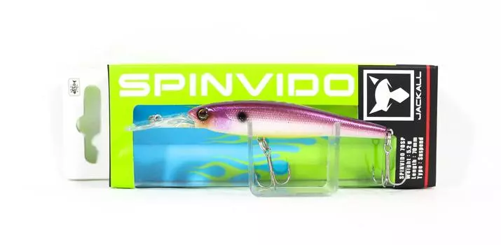 Подвесная приманка Jackall Spinvido 70SP Maruhata Burgundy Shad (6773)