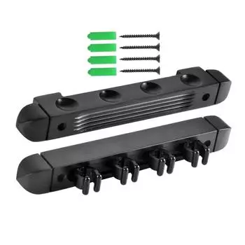 Подвесная стойка для хранения бильярдных киев Pool 4, деревянная стойка для хранения бильярдных киев