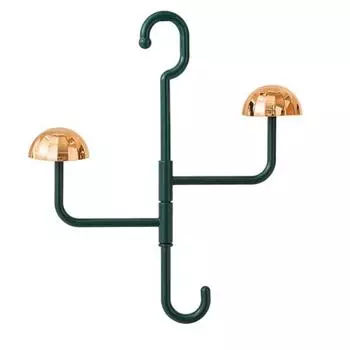 Подвесная стойка для шапок для хранения 3 шапок, не требующая установки пластиковая вешалка для шапочек, бейсбольных кепок, париков, шарфов, ювелирных изделий, крючок для органайзера для шляп оранжевый