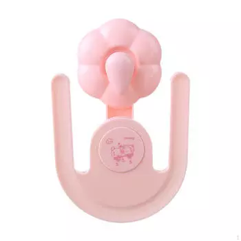 Подвесная стойка для тапочек, аксессуары для хранения в ванной комнате, вешалка для обуви на дверь для домашнего использования розовый