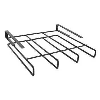 Подвесная стойка под шкафом из углеродистой стали, экономящая место, подвесной органайзер под шкафом для кухонного горшка