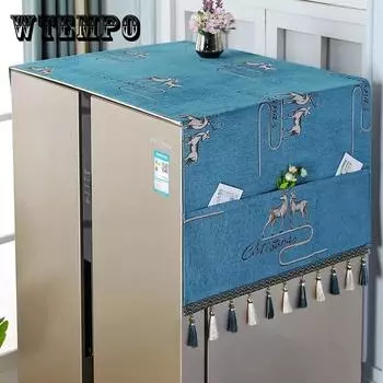 Подвесная сумка для холодильника, кухонный пылезащитный чехол для хранения, декоративный водонепроницаемый