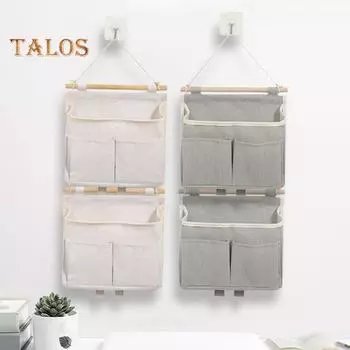 Подвесная сумка для хранения, классификация, деревянная палочка, хорошие кухонные инструменты, подвесная сумка для хранения, товары для дома белый