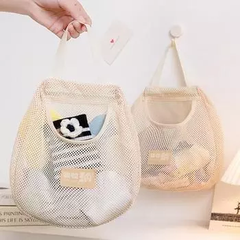 Подвесная сумка для хранения носков, вешалка для нижнего белья, сумка для организации нижнего белья, настенная сетка для подвешивания, дверь за общежитием 30*28cm бежевый