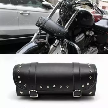Подвесная сумка для мотоцикла Harley, модифицированная мотоциклетная сумка в стиле ретро, боковая сумка, сумка Knight Rider, сумка для головы, комплект для электромобиля 30cmx8.5cmx9cm чёрный