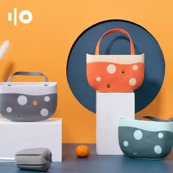 Подвесная сумка для сырной раковины, кухонная утварь, корзина для слива, подвесная сумка, небольшой инструмент для хранения, подвесная корзина для слива белый