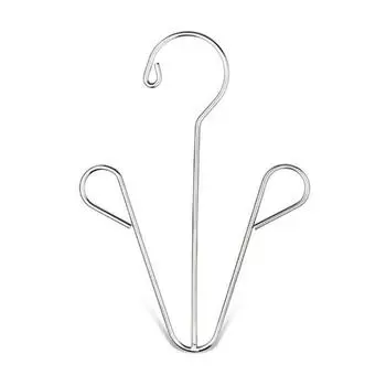 Подвесная сушилка для обуви с двумя крючками, органайзер для хранения из нержавеющей стали, экономящий место для дома