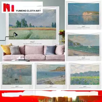 Подвесная ткань для спальни, Фоновая ткань для гостиной, Ткань для украшения спальни, Прикроватная тумбочка, Гобелен, Настенная ткань 230*180cm