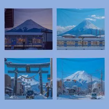 Подвесная ткань для спальни, ткань для украшения фона гостиной, настенный ковер в комнате, настенная ткань 100*75cm