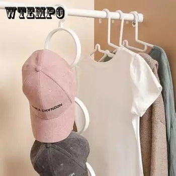 Подвесная вешалка для шляп без гвоздей, вешалка для верхней одежды в общежитии, многофункциональная вешалка для одежды на дверь, настенная вешалка для шляп для дома, креативная вешалка для полотенец, вешалка для шарфов 1pc белый