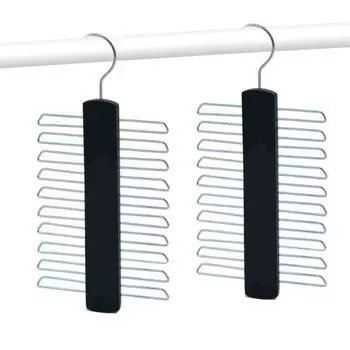 Подвесная витрина для шарфа Деревянная многоярусная устойчивая устойчивая большая несущая способность Гладкий шкаф Галстук Чулки Органайзер Магазин платьев Вешалка на пояс