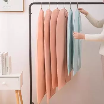 Подвесная водонепроницаемая полезная моющаяся сумка для одежды с видимым окном, подвесная сумка для пальто S