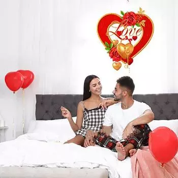 Подвесная вывеска, трудно выцветающая, жесткая, романтическая, в форме сердца, настенная вывеска 3