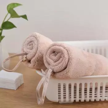 Подвесное полотенце для рук, круглое, ультрамягкое, толстое, из кораллового флиса, быстросохнущее, супер впитывающее, кухонное полотенце для ванной комнаты, товары для дома зелёный