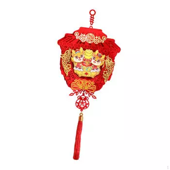Подвесное украшение в честь китайского года, дверной знак дракона, реквизит для окон, декоративные украшения