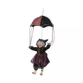 Подвесное украшение «Жуткая ведьма» с подсвеченными глазами Brown Cloth