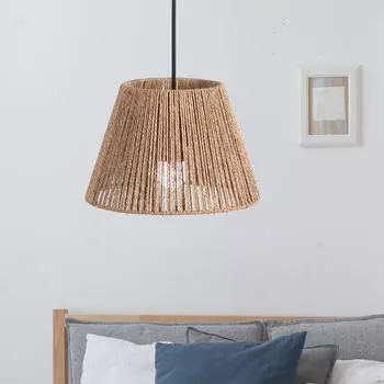 Подвесной абажур, ретро-люстра, крышка, пылезащитный тканый абажур ручной работы для