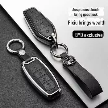 Подвесной чехол для ключей для BYD Qin, Dolphin, Yuan и Song Plus New Energy B, Individual OPP bags