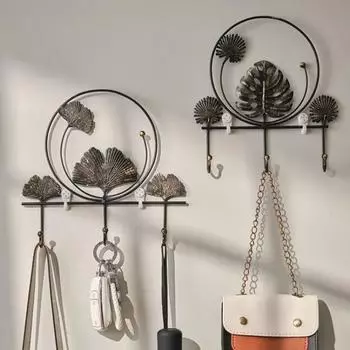 Подвесной держатель для ключей в скандинавском стиле INS, металлическая стойка для хранения, настенные крючки-бабочки, декор для ванной комнаты Style 8