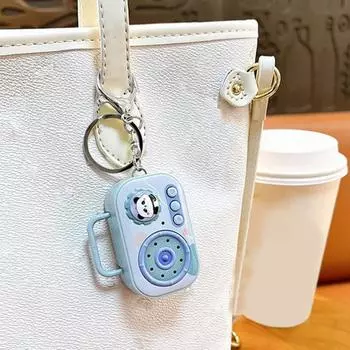 Подвесной диктофон с игрушкой, 5 эффектов изменения голоса, 30-секундная запись, световой индикатор, подвесной диктофон розовый