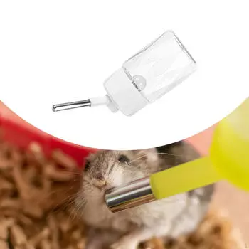 Подвесной диспенсер для воды, кормушка, держатель для питьевой бутылки, чайник, питомец для ежиков белый