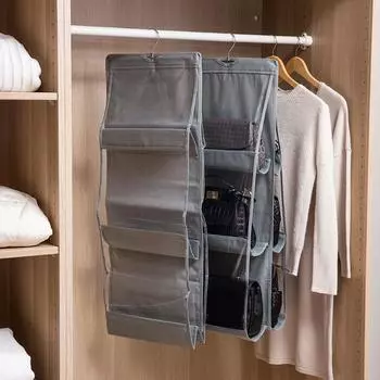 Подвесной для сумки через плечо сумка-органайзер складной пылезащитный хозяйственные принадлежности