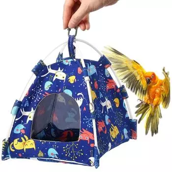 Подвесной домик для птиц, палатка, гамак для попугая, пещера для обитания хомяка, кролика, товары для животных
