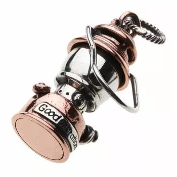 Подвесной фонарь из серебра 925 пробы p0683 [Cenote] [Серебряные аксессуары]