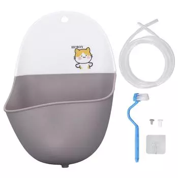 Подвесной горшок-писсуар с рисунком из силикона для детей, обучающий тренажер для мочеиспускания для мальчиков, малышей, кошек