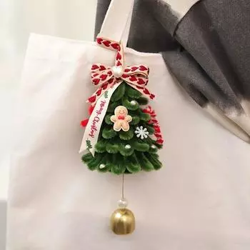 Подвесной колокольчик на елку, новогодний подвесной колокольчик, рождественское украшение, подвесной дверной звонок, рождественская подвеска для автомобиля, подарок в виде колокольчика