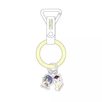 Подвесной кожаный брелок Tokai x Touken Mikazuki Munechika Konnosuke JR Naughty! Ранбу &