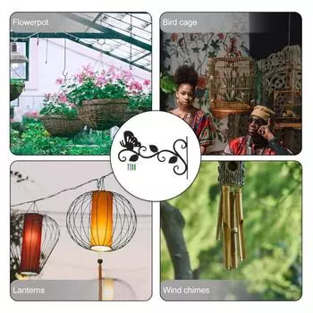 Подвесной кронштейн для растений, настенный декоративный крючок для вешалок, крючки для подвешивания кормушек для птиц, цветочных горшков, корзин
