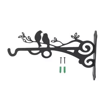 Подвесной кронштейн для растений, настенный крючок, железная декоративная вешалка для растений с винтами для кормушек для птиц, фонари Wi