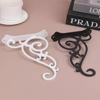 Подвесной кронштейн Крючки Вешалка настенная Птица Цветочный горшок Корзина Кашпо Фонарь Металлическая кормушка Колокольчик Крепление для ветра Крючок Садовый декор чёрный