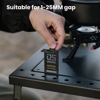 Подвесной крючок для газового баллона, нержавеющий, устойчивый к коррозии, прочный, несущий бутановый бензобак, вешалка для бензобака, аксессуары чёрный