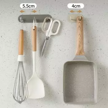 Подвесной крючок настенный самоклеящиеся настенные крючки без перфоратора голова слона кухонная утварь для хранения железный крючок хозяйственные принадлежности 1 бежевый