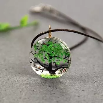 Подвесной кулон для зеркала заднего вида в салоне автомобиля, высушенное дерево жизни, украшение для автомобиля, стеклянный шар, декор для автомобиля, аксессуары
