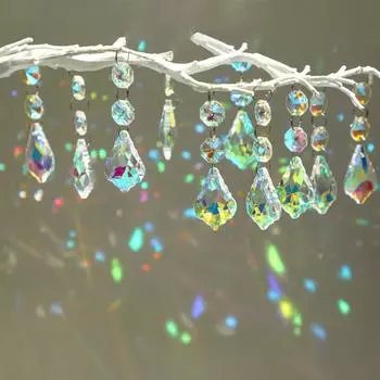 Подвесной кулон с подвеской в виде колокольчика из кристаллов, ловец солнца, летний подарок, колокольчики для дома, сада, свадьбы, украшения