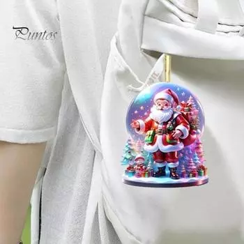 Подвесной кулон в виде кошки с ремешком, легко подвешивается, очаровательная кошечка, акриловая подвеска, украшение на рождественскую елку D