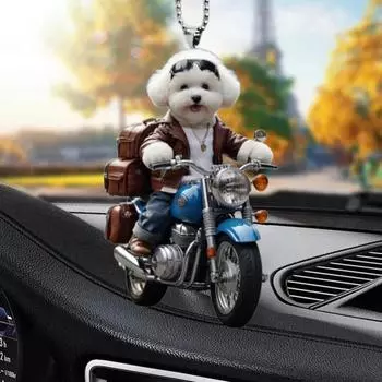 Подвесной кулон в виде кошки с ремешком, легко подвешивается, очаровательная кошечка, акриловая подвеска, украшение на рождественскую елку K