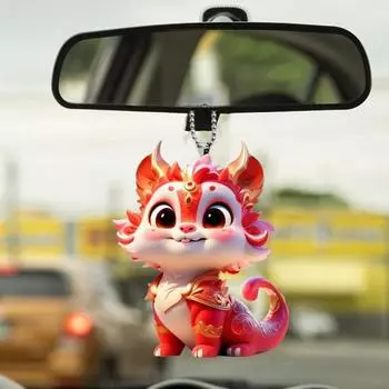 Подвесной кулон в виде кошки с ремешком, легко подвешивается, очаровательная кошечка, акриловая подвеска, украшение на рождественскую елку B