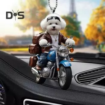 Подвесной кулон в виде кошки с ремешком, легко подвешивается, очаровательная кошечка, акриловая подвеска, украшение на рождественскую елку A