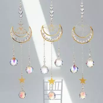 Подвесной лунный ловец солнца в виде моли своими руками, ловцы солнца в виде бабочек, ловцы радуги, двор, балкон, веранда Style 1