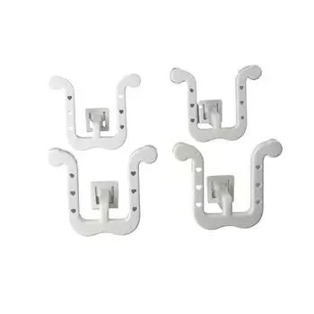 Подвесной настенный держатель для ванной комнаты, органайзер для хранения, подставка для обуви, держатель для обуви, сушилка, крючок для тапочек прозрачный