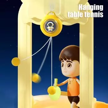 Подвесной настольный теннисный тренажер, игровой тренажер для пинг-понга в проеме, детский для помещений B